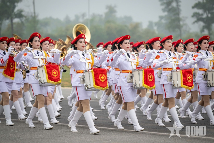 Lực lượng diễu binh, diễu hành sẵn sàng cho nhiệm vụ quan trọng